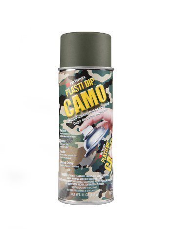 Wrapper Spray Vernici Rimovibili Camouflage, Verde Canna 